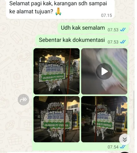 Pengiriman Papan Bunga Selamat Kemanggisan
