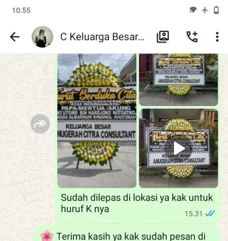 Pengiriman Papan Bunga Duka Kemanggisan