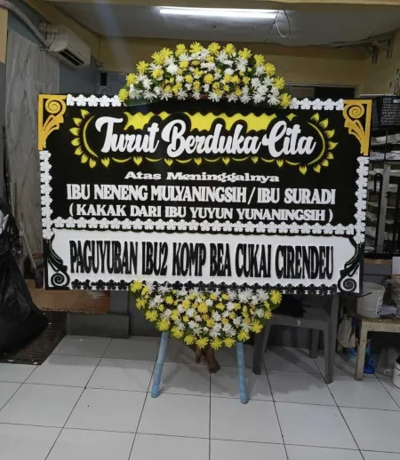 Papan Bunga Duka Kemanggisan