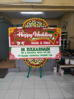 Papan Bunga di Kemanggisan
