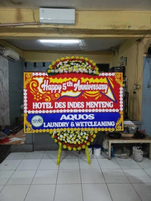 Papan Bunga di Kemanggisan