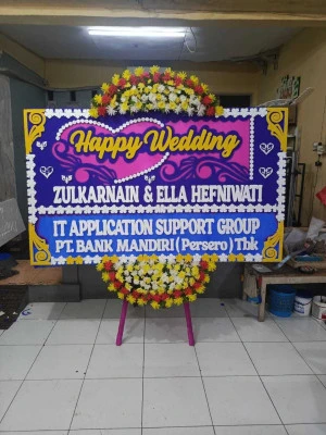 Papan Bunga di Kemanggisan